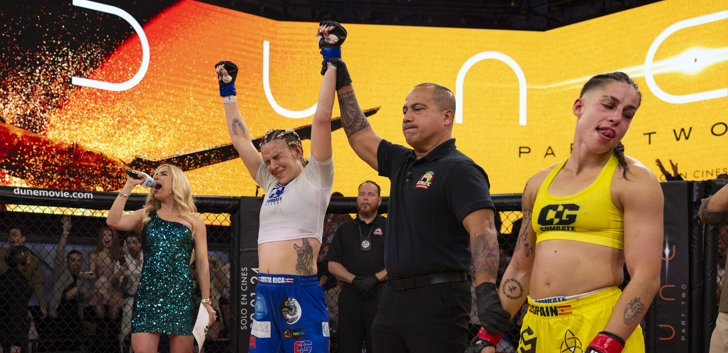 Blanca Medina salió derrotada de su pelea en Combate Global