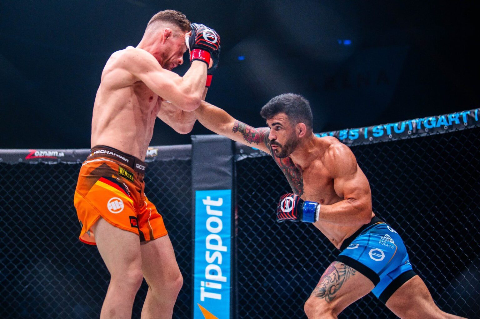 Acoidán Duque salió victorioso de su debut en Oktagon MMA