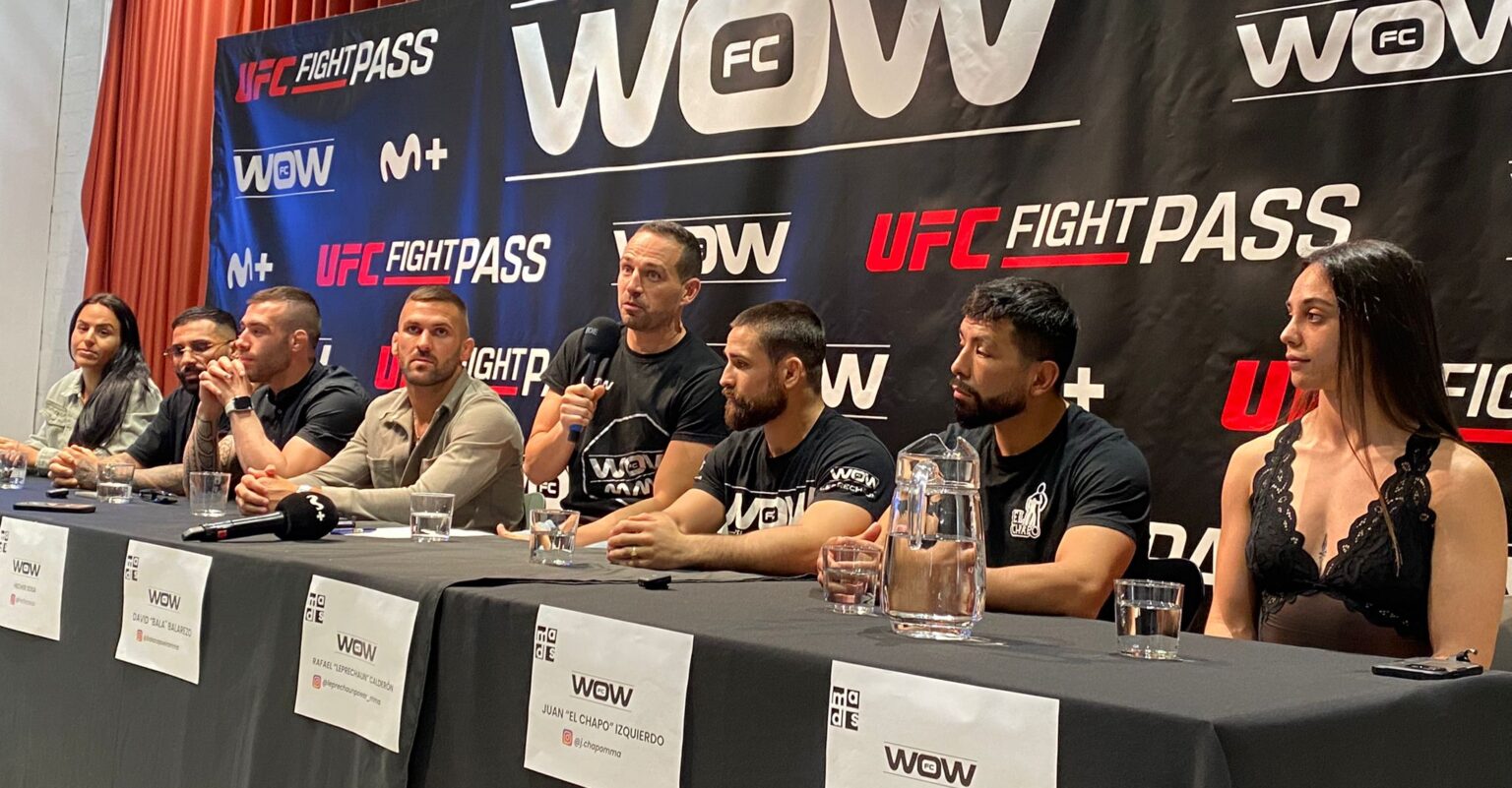 La rueda de prensa previa a WOW 14 dejó grandes sorpresas que impulsarán el crecimiento del MMA español