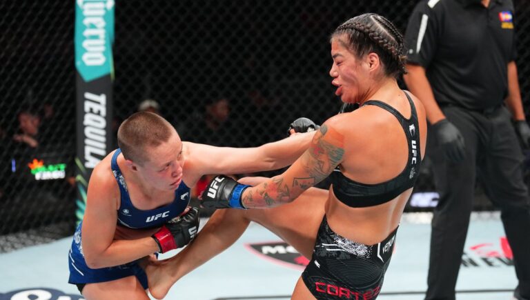 Rose Namajunas se ha impuesto a Tracy Cortez por decisión unánime en el combate principal de UFC Fight Night en Denver.