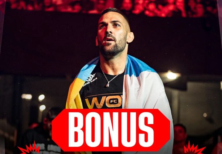 Hecher Sosa y Ernesto Schisano se llevaron los bonos al KO de la noche en una velada que sirvió como baño de masas para Ilia Topuria.