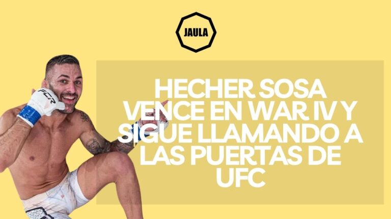 Hecher Sosa venció a Roger Blanqué en WAR IV