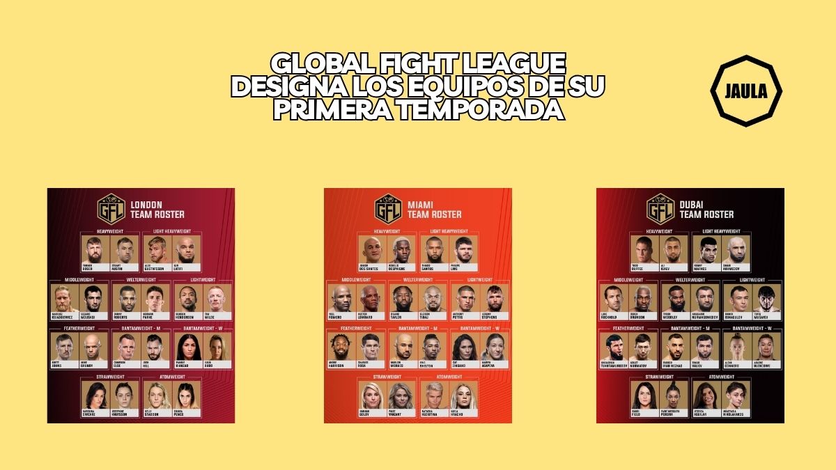 Global Fight League ha llevado a cabo el draft de los seis equipos que disputarán su primera temporada en 2025.