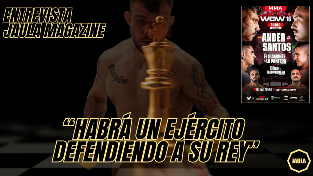 Ander Sánchez volverá a subir a la jaula el próximo 15 de febrero en WoW Bilbao. El Rey en el Norte tiene una cita con el espectáculo.