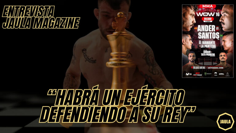 Ander Sánchez volverá a subir a la jaula el próximo 15 de febrero en WoW Bilbao. El Rey en el Norte tiene una cita con el espectáculo.