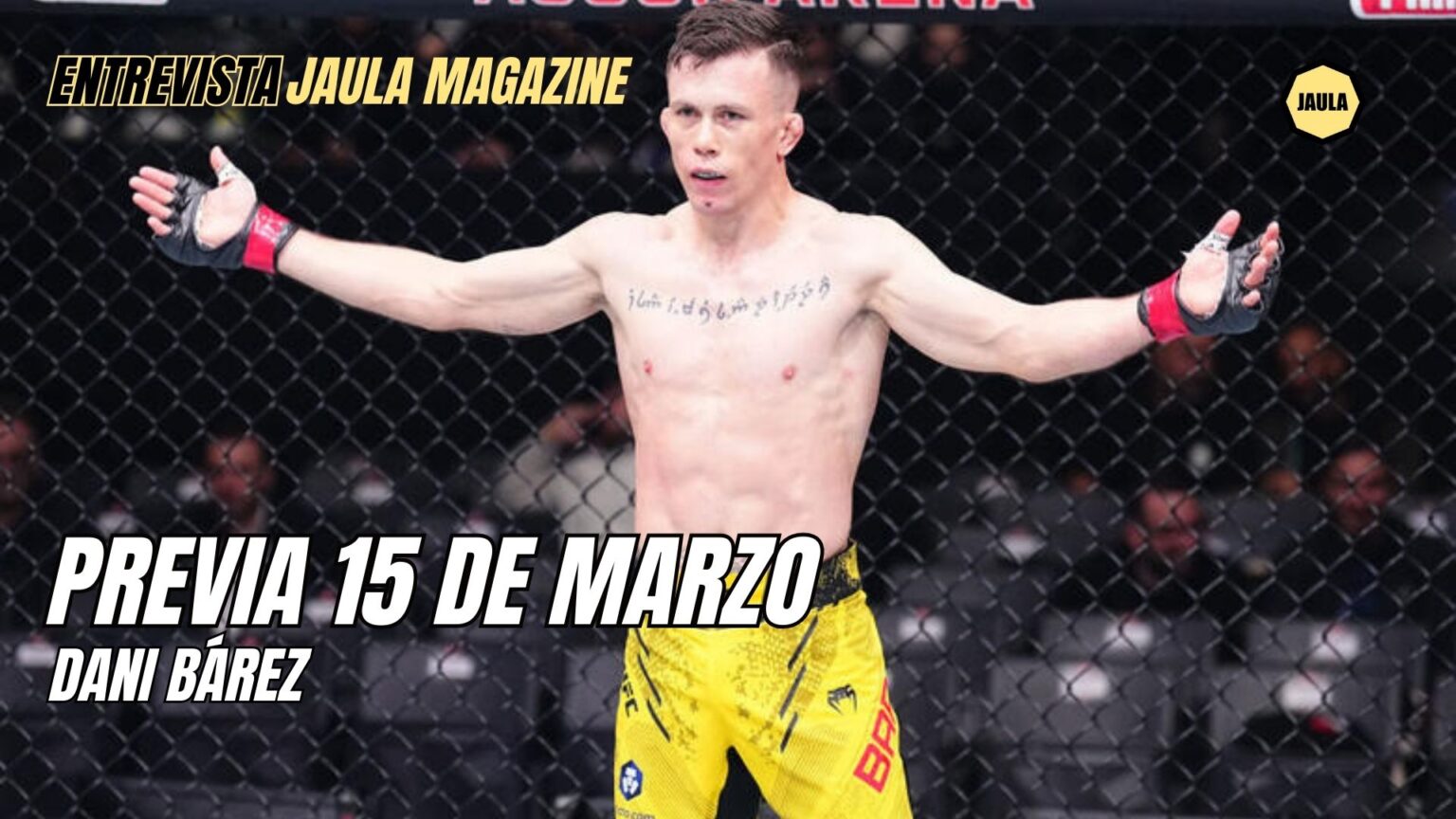 Dani Bárez pelea el 15 de marzo en el Apex de UFC en Las Vegas frente a André Lima.