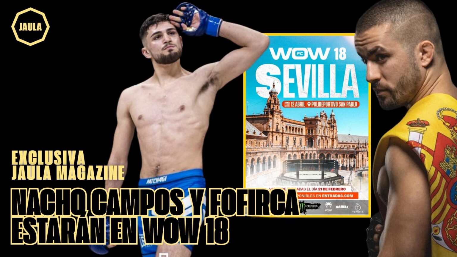 Ambos peleadores pertenecientes al BPG estarán presentes en el evento del próximo 12 de abril en WOW Sevilla.