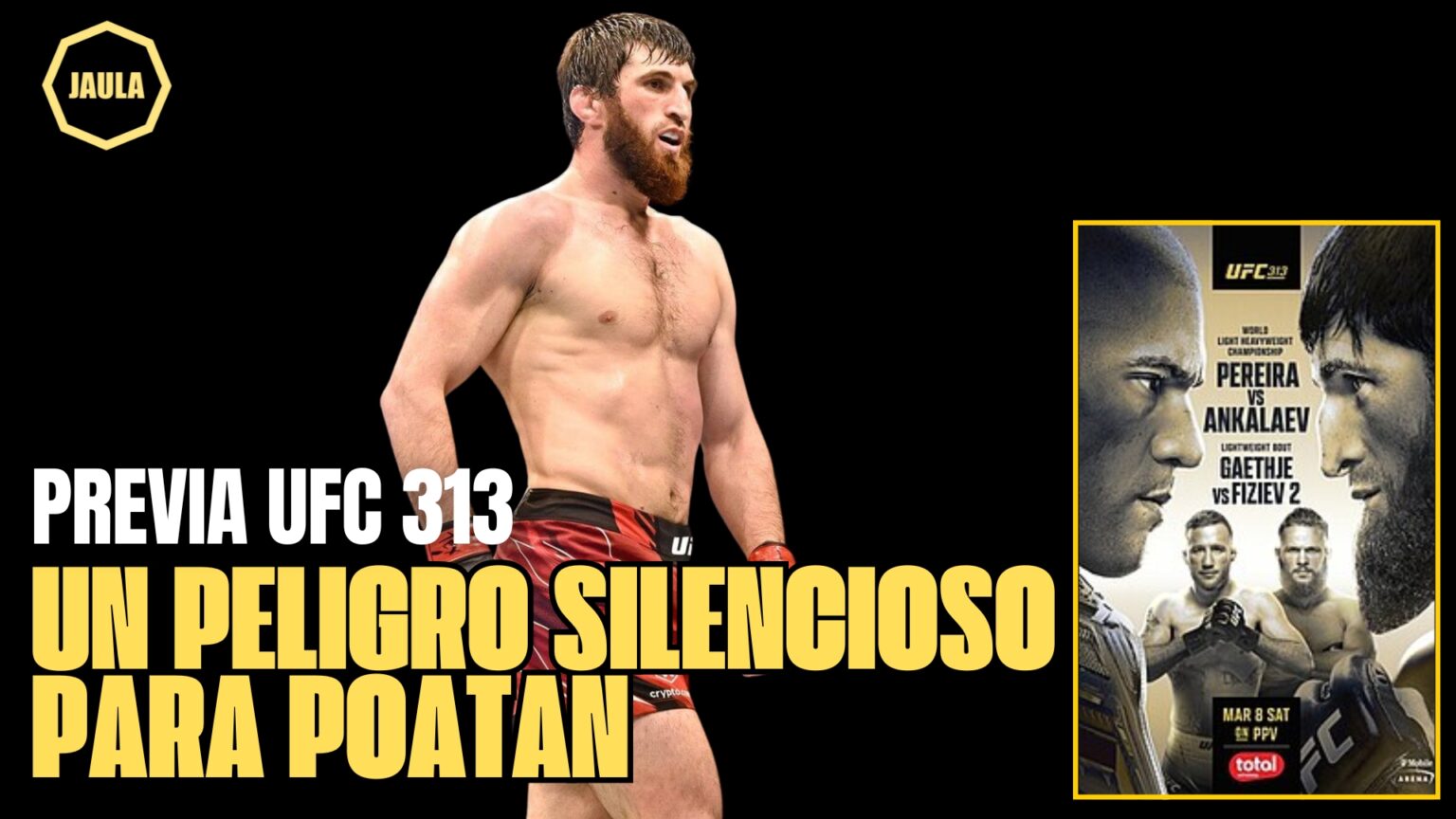 UFC 313 está liderado por Alex Pereira y Magomed Ankalaev.