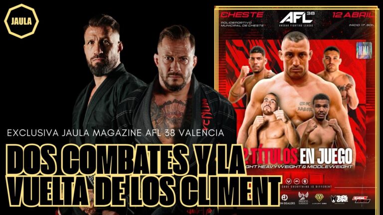 Exclusiva Jaula Magazine: AFL Valencia contará con la vuelta de los Climent a través de dos combates que te anunciamos en primicia. ¡Entra!