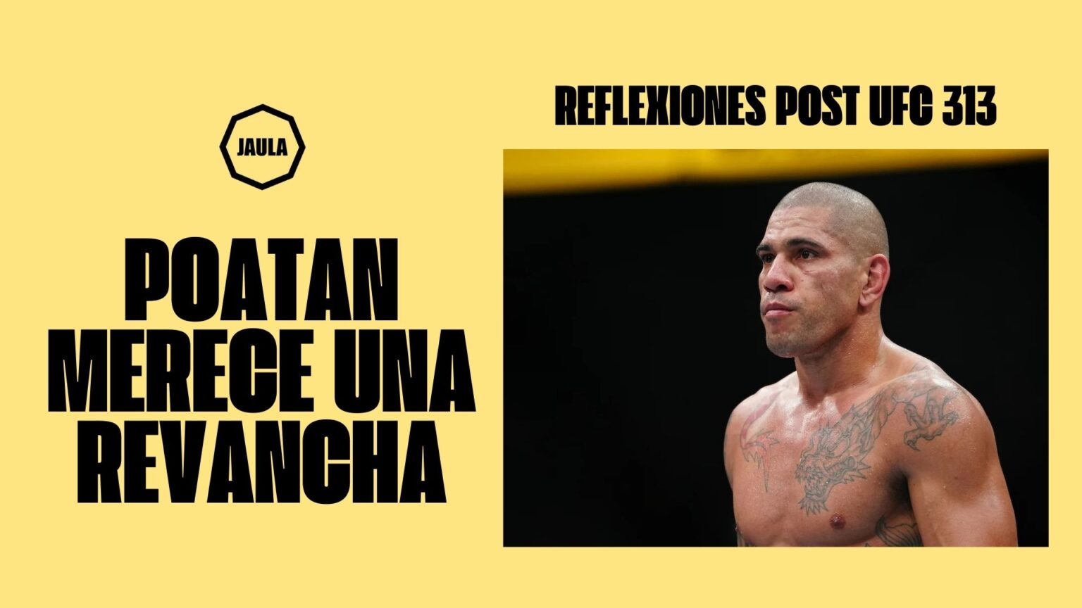 Poatan perdió el título ante Magomed Ankalaev en UFC 313.