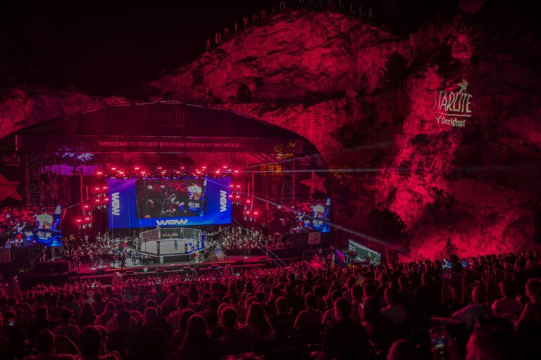 Entre grandes combates, rostros famosos y un ambiente internacional, el WOW 21 hizo honor a su hype en Starlite Marbella