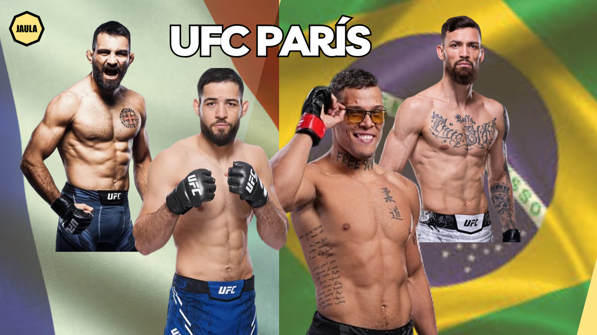 Borralho y Ruffy encabezan la cartelera estelar de UFC París enfrentándose a Imavov y Saint-Denis, respectivamente