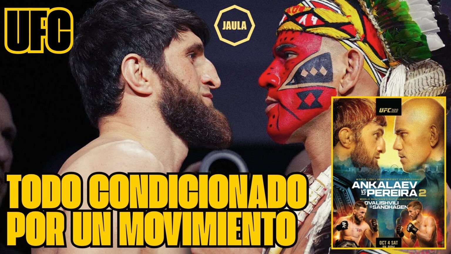 Mogamed Ankalaev y Alex Pereira disputan su revancha por el cinturón semipesado en UFC 320 y analizamos las claves del combate.